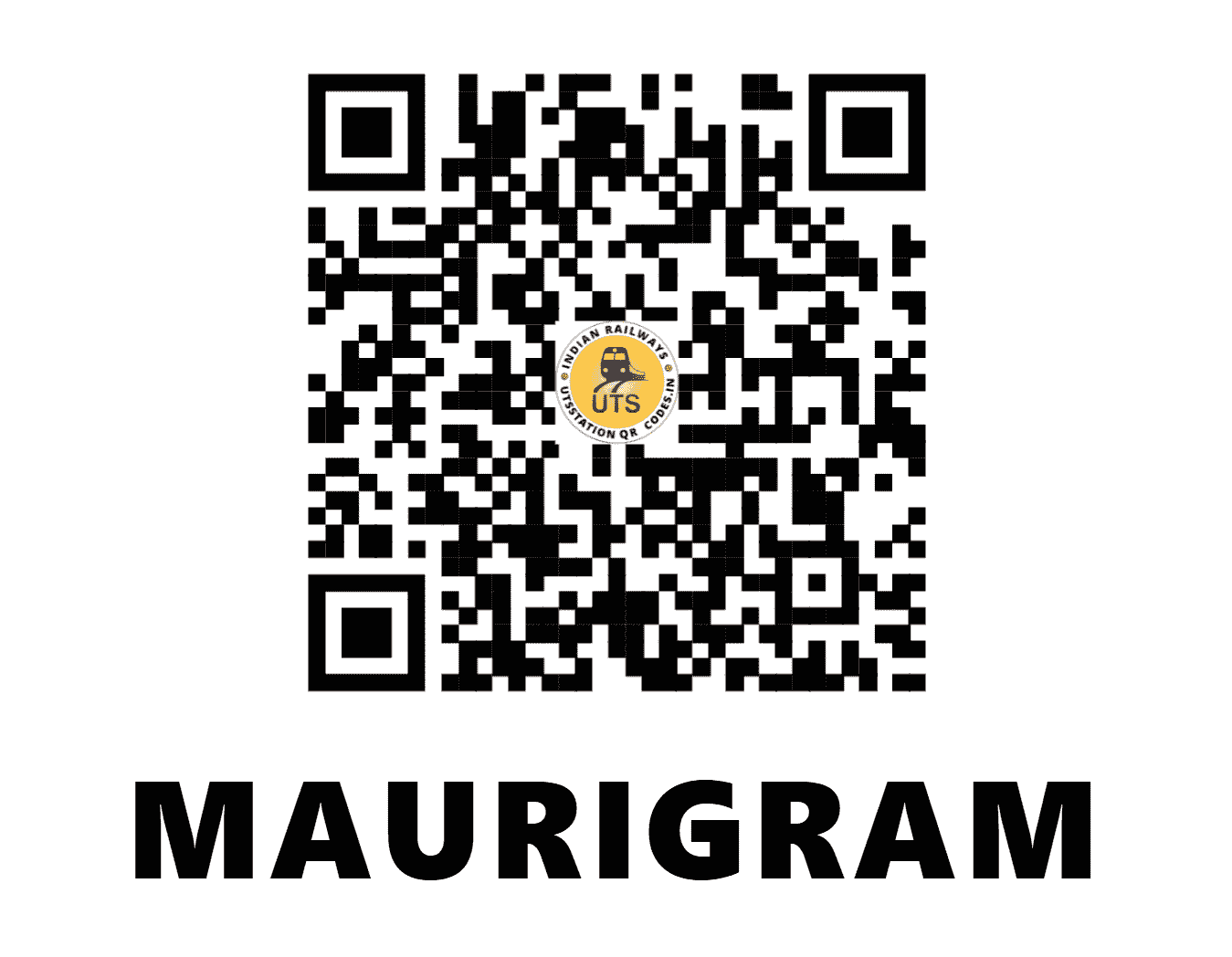 UTS QR Code for MAURIGRAM - MRGM (SE - WEST BENGAL)